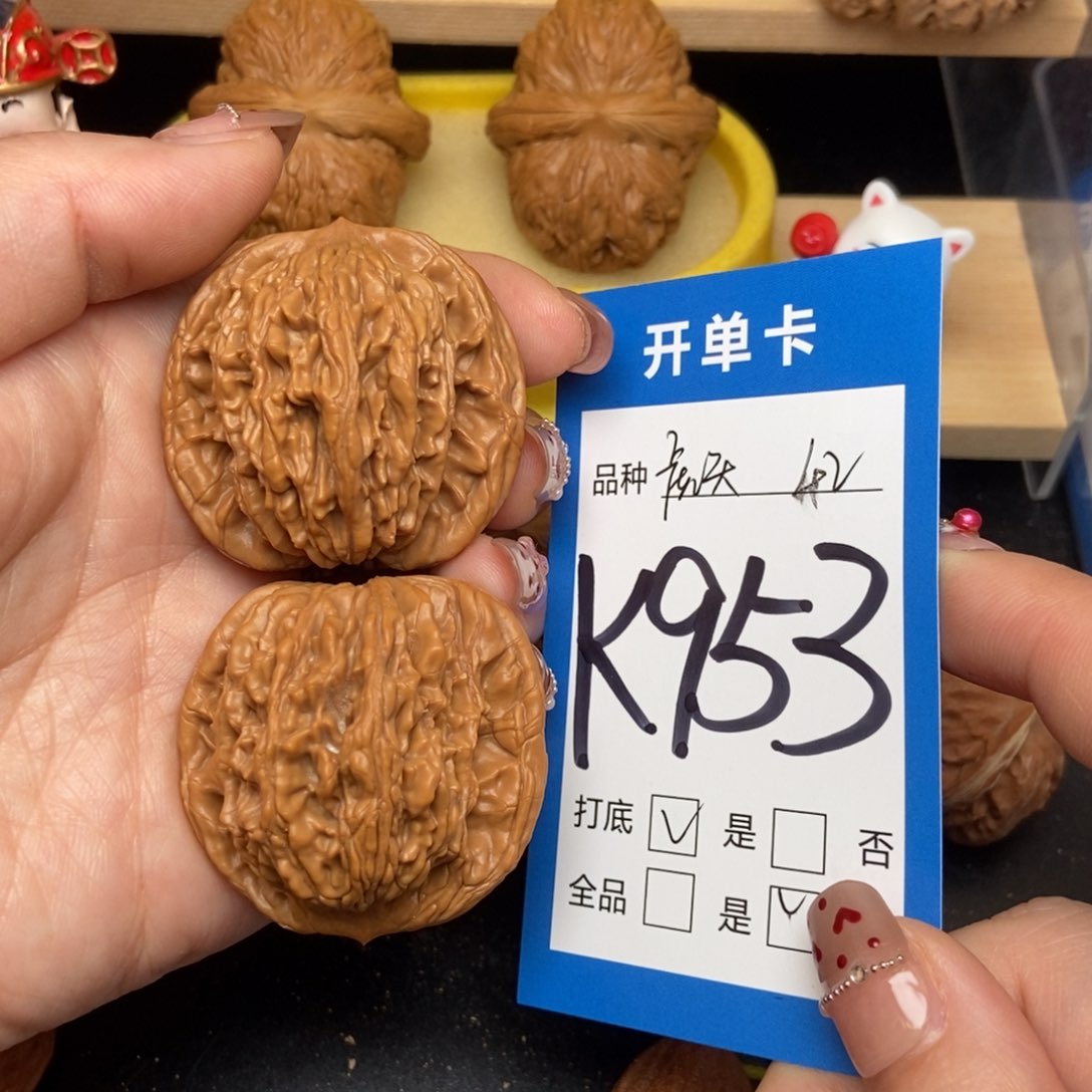 桃核吊坠核桃虎头42