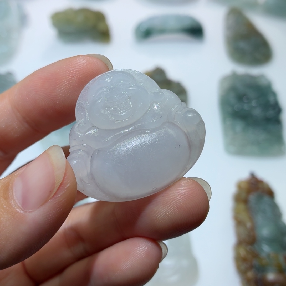 定制翡翠未镶嵌毛货