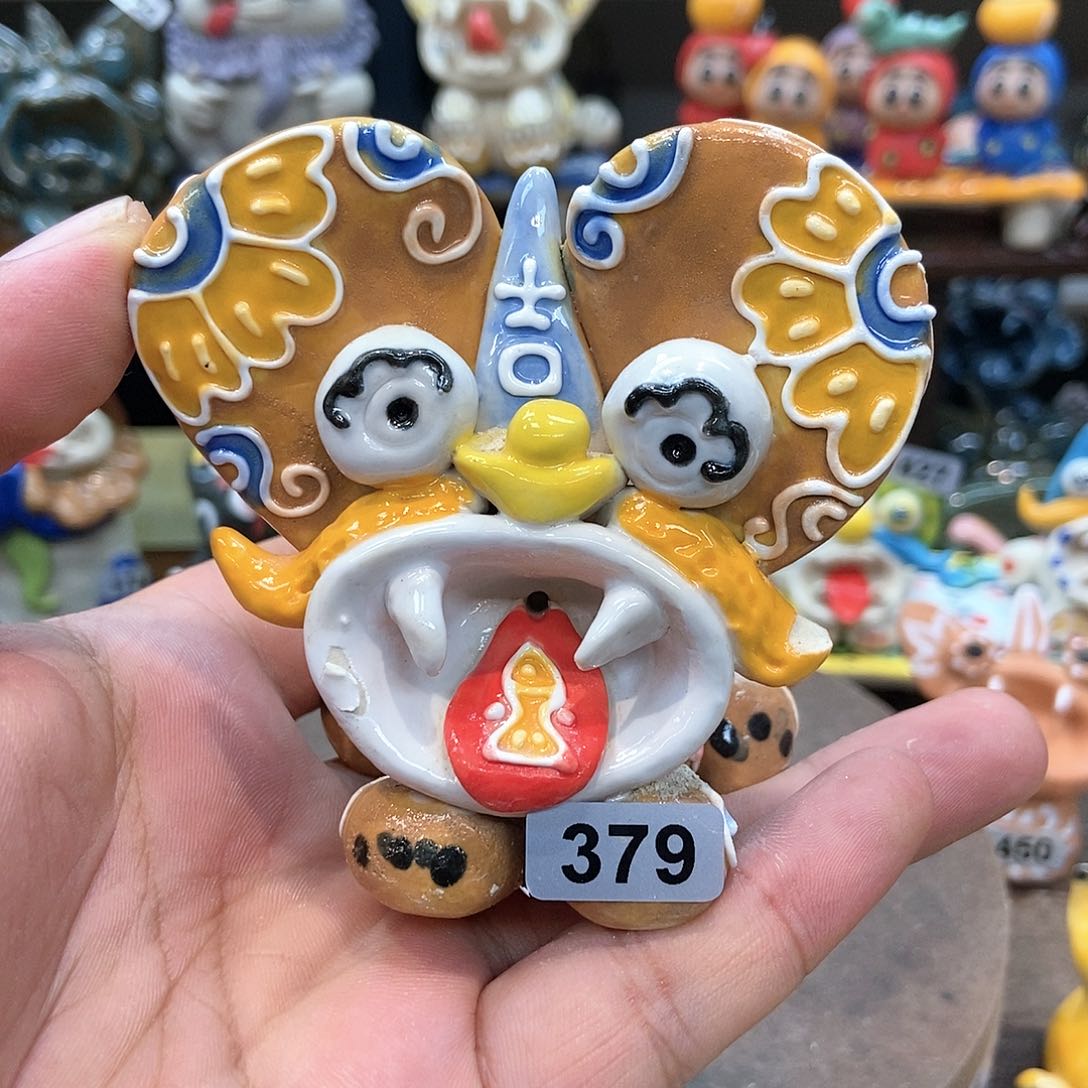 摆件直播间手工抽象陶瓷摆件微瑕379