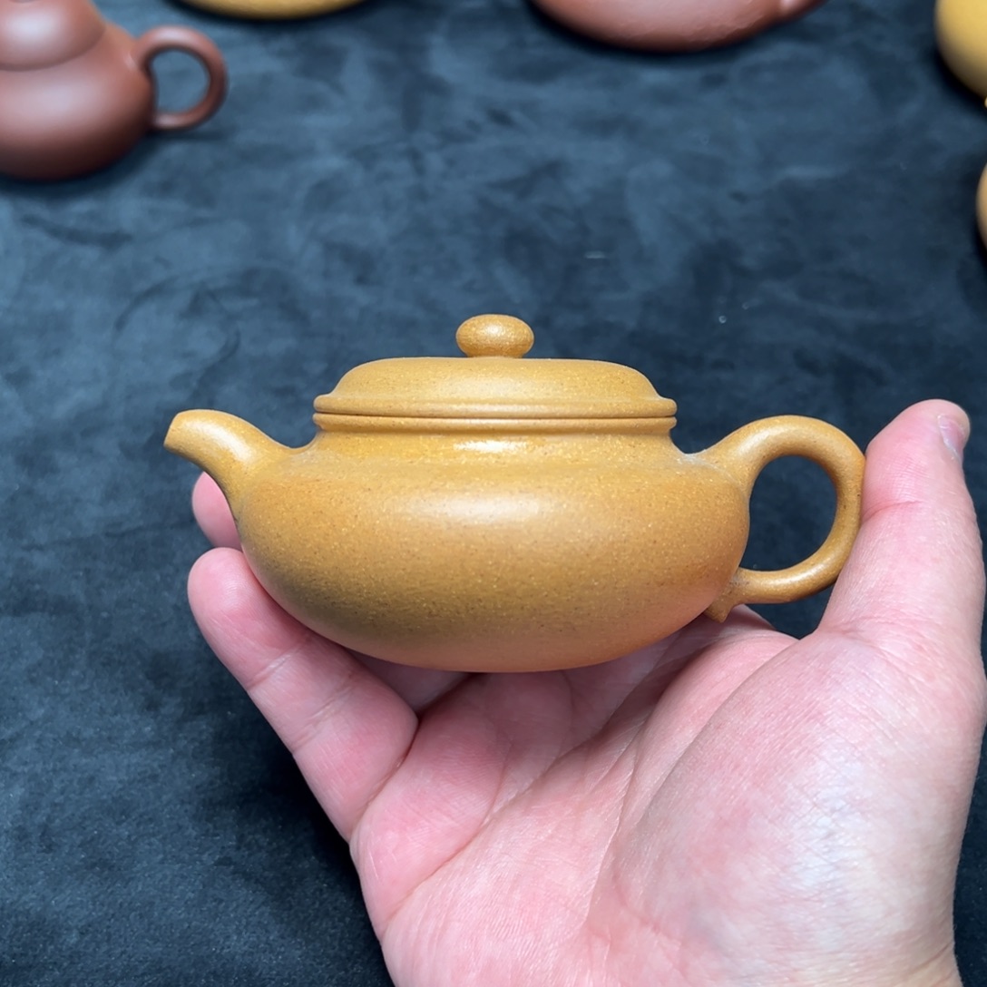 茶壶紫砂微瑕150cc黄金段仿古