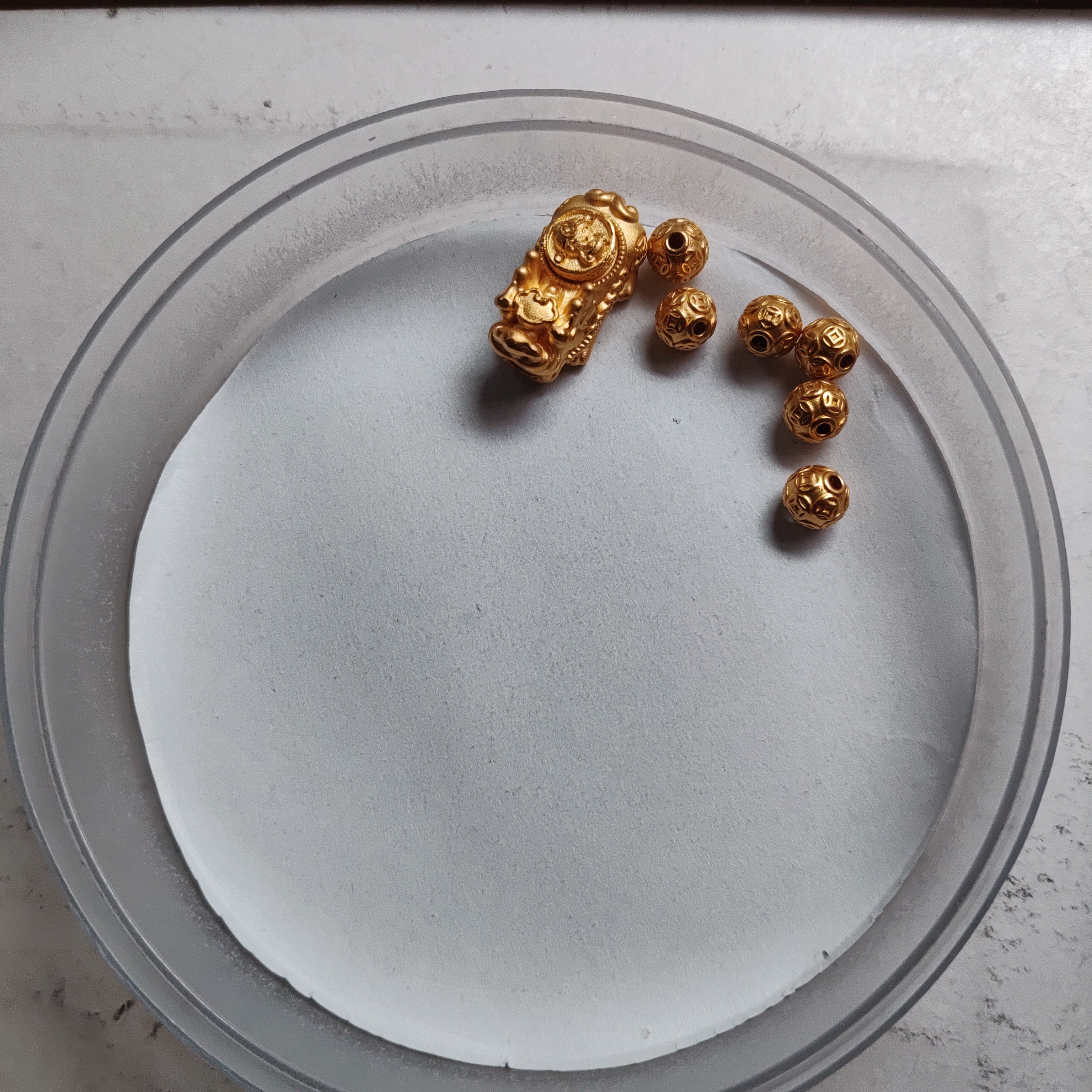 金元宝足金999貔貅珠子首饰