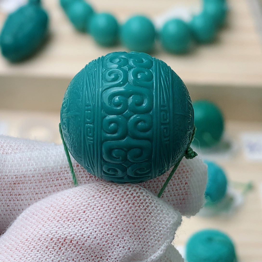 绿松石珠宝奇石合金绿松石