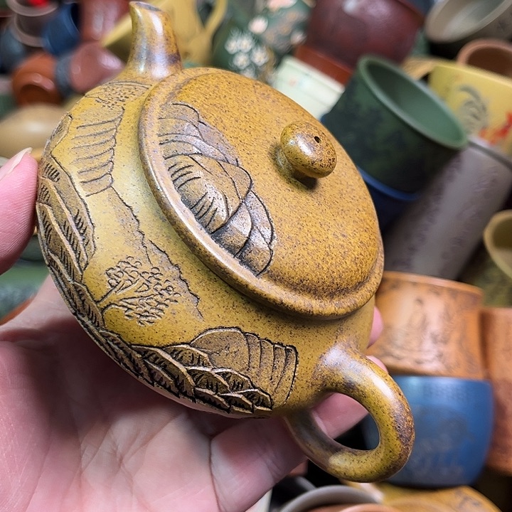 紫砂茶杯全手工紫砂主人杯