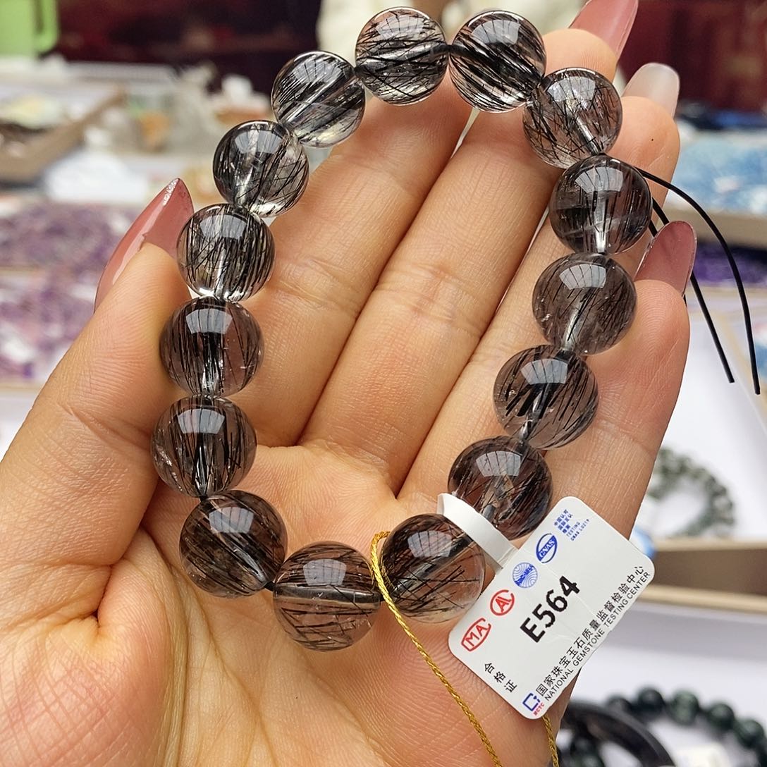 水晶手链未镶嵌1****"E564黑发