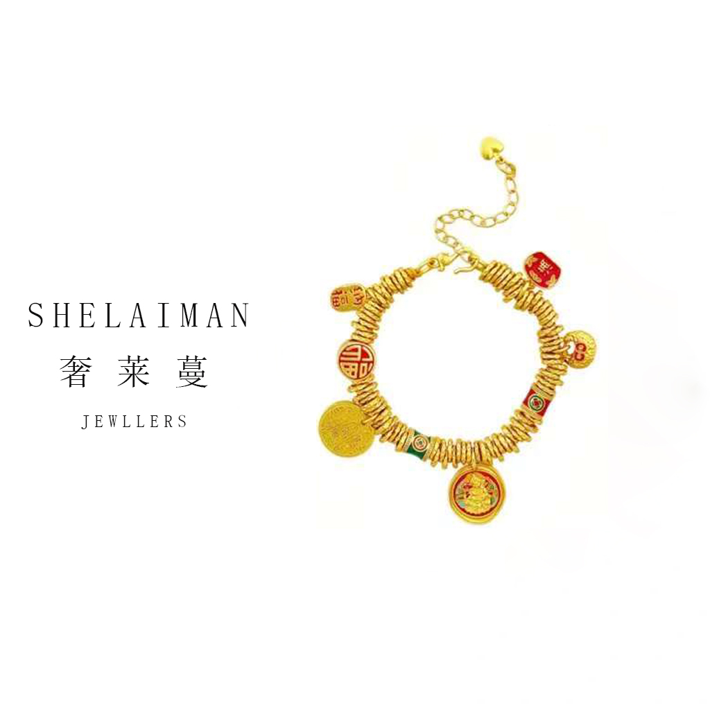 奢莱蔓/SHELAIMAN 韦雪同款-古法盘缠时尚百搭手链DL01