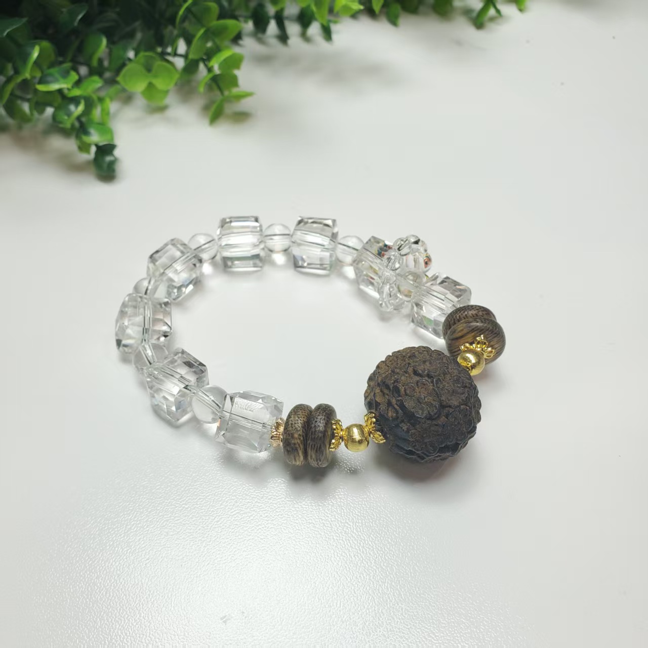 非金属木质手链 S935【赵小姐】百搭款雕刻手链