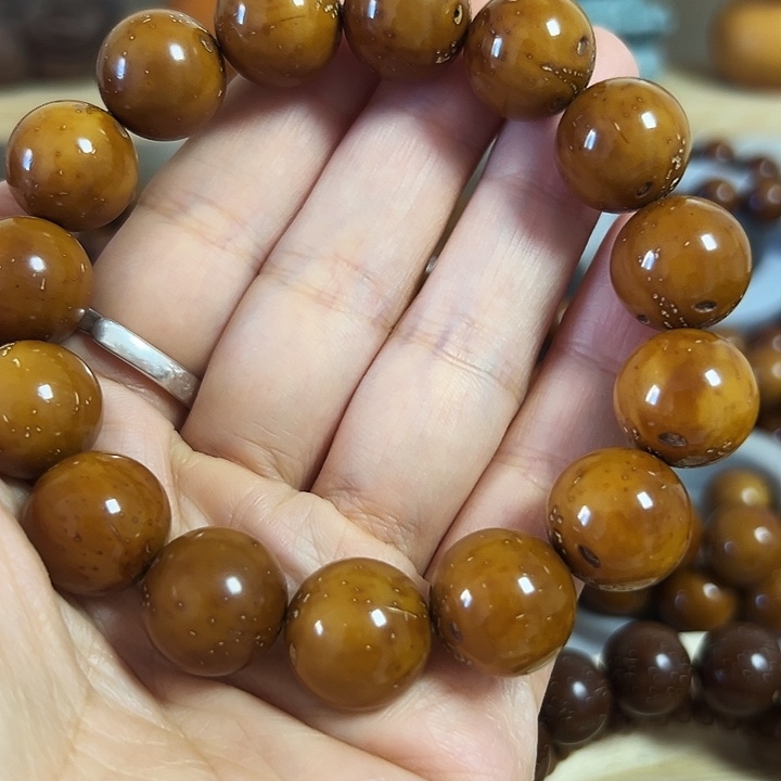 手串紫金鼠福利款黄金甲光珠手串（反油款不介意拍）