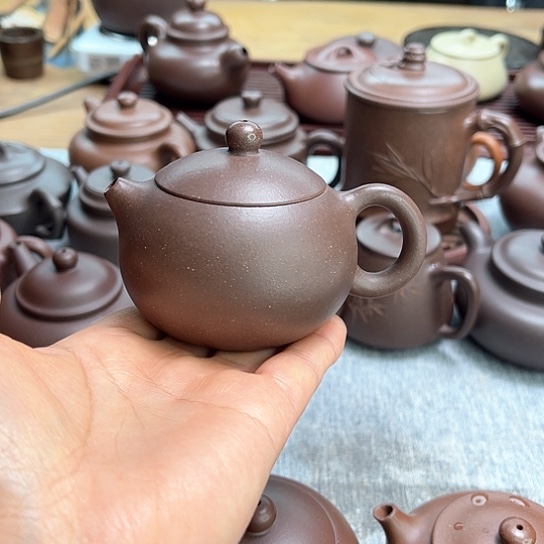 紫砂茶壶森**子黄龙山原矿