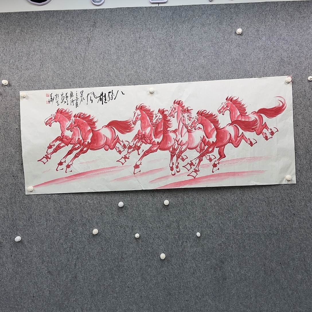 书法书法作品多次参加