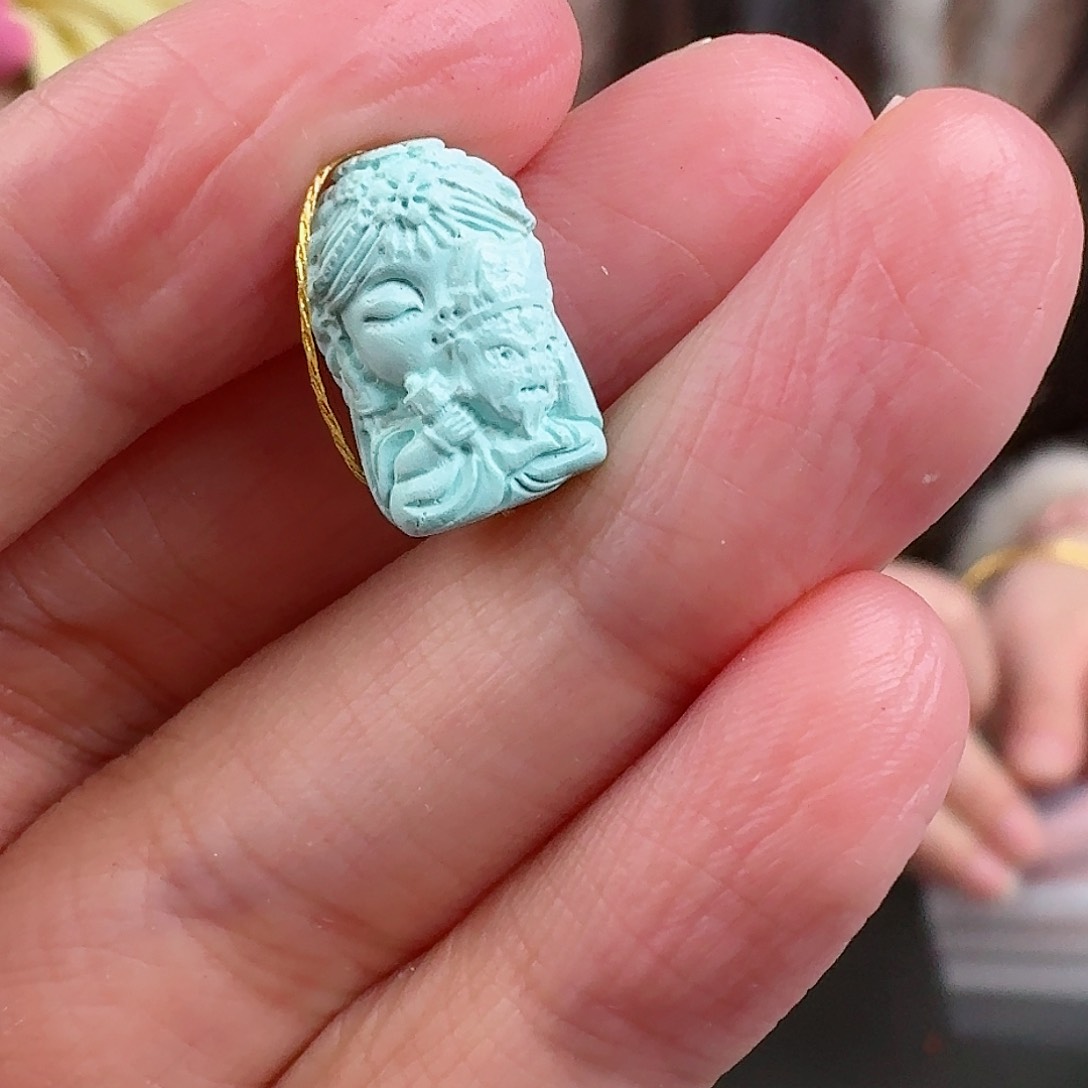 绿松石珠宝奇石未镶嵌