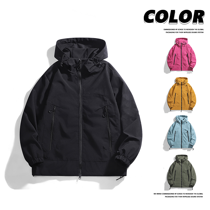 2025新款男女同款春秋季冲锋衣防区防水登山运动外套