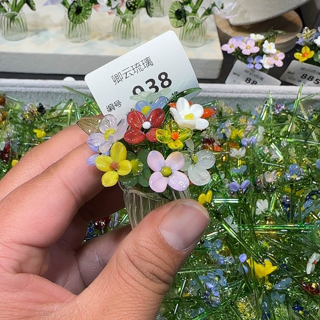 琉璃手工艺品938插花