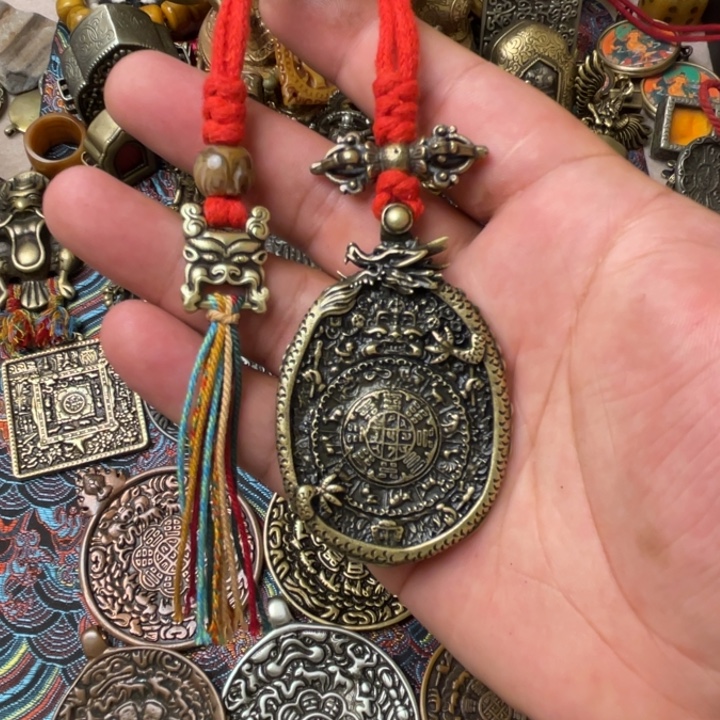 藏式风格九宫八卦牌