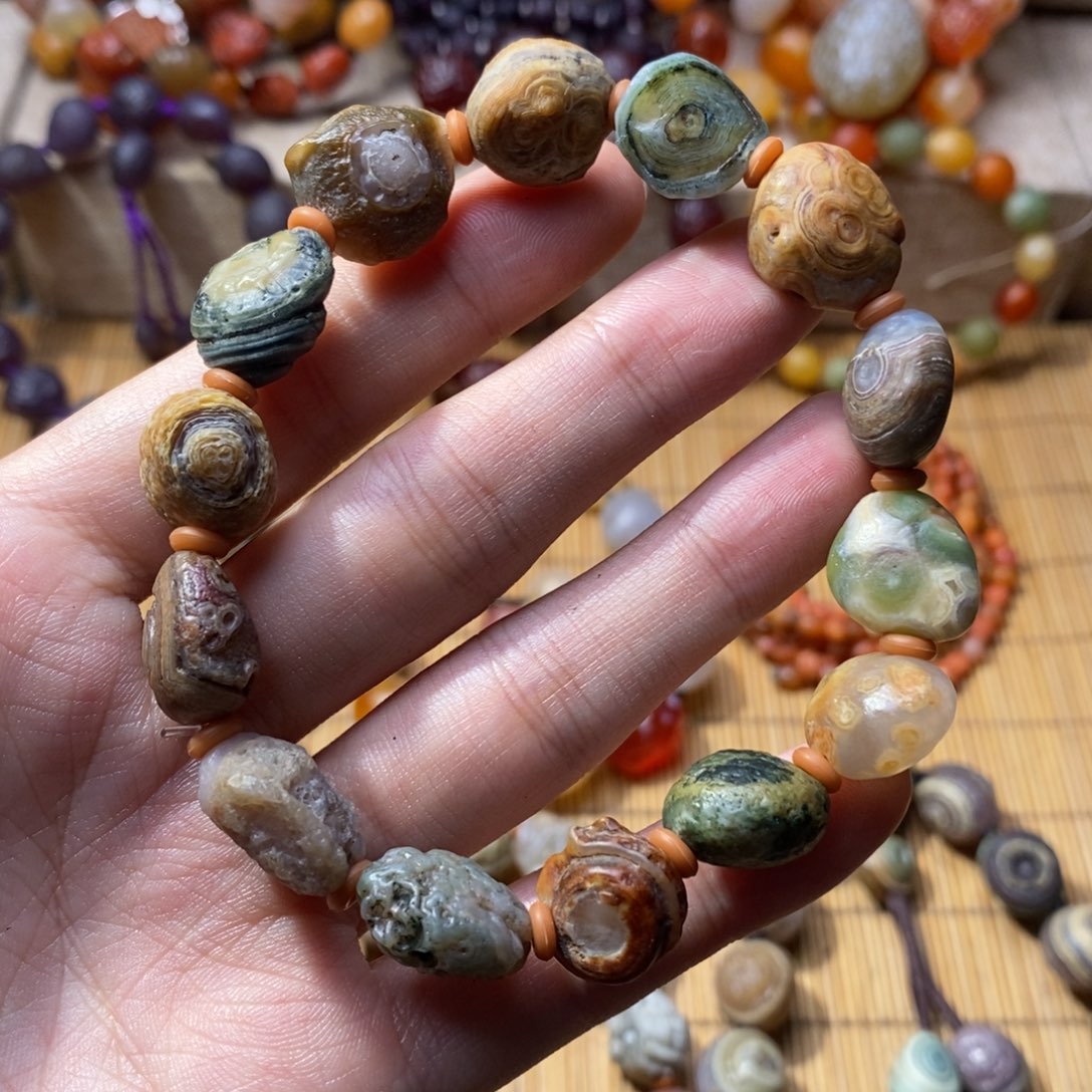 玛瑙/玉髓手链未镶嵌