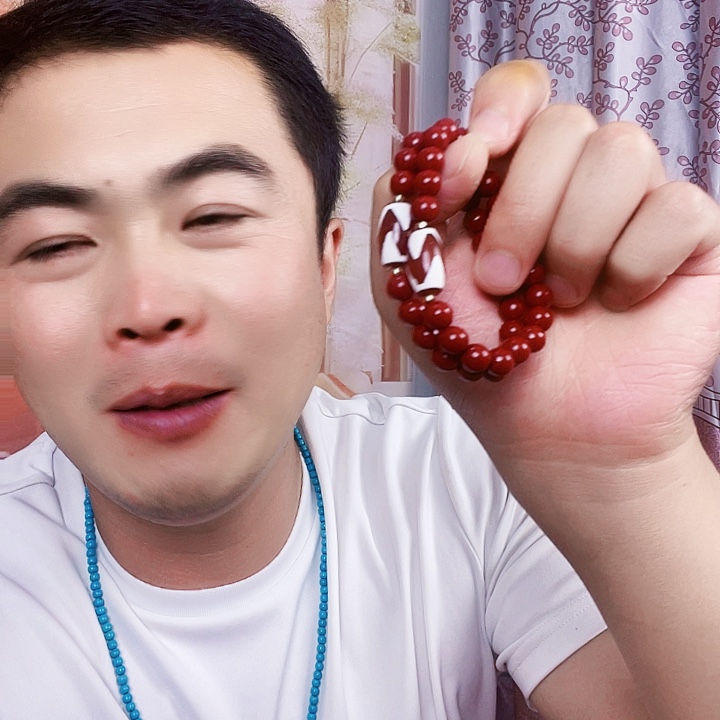 天然辰砂朱砂手链