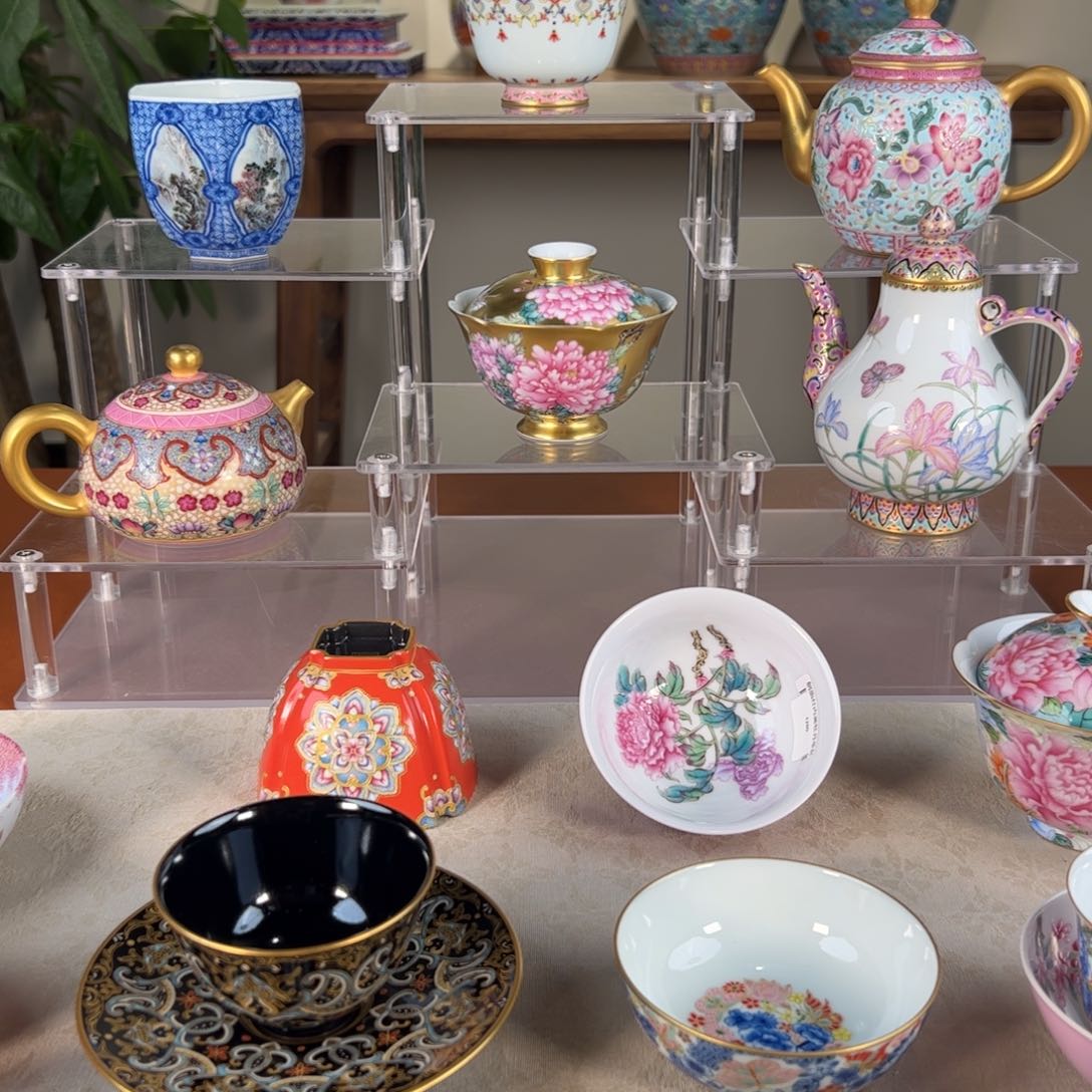回*纯手工手绘 高端茶器