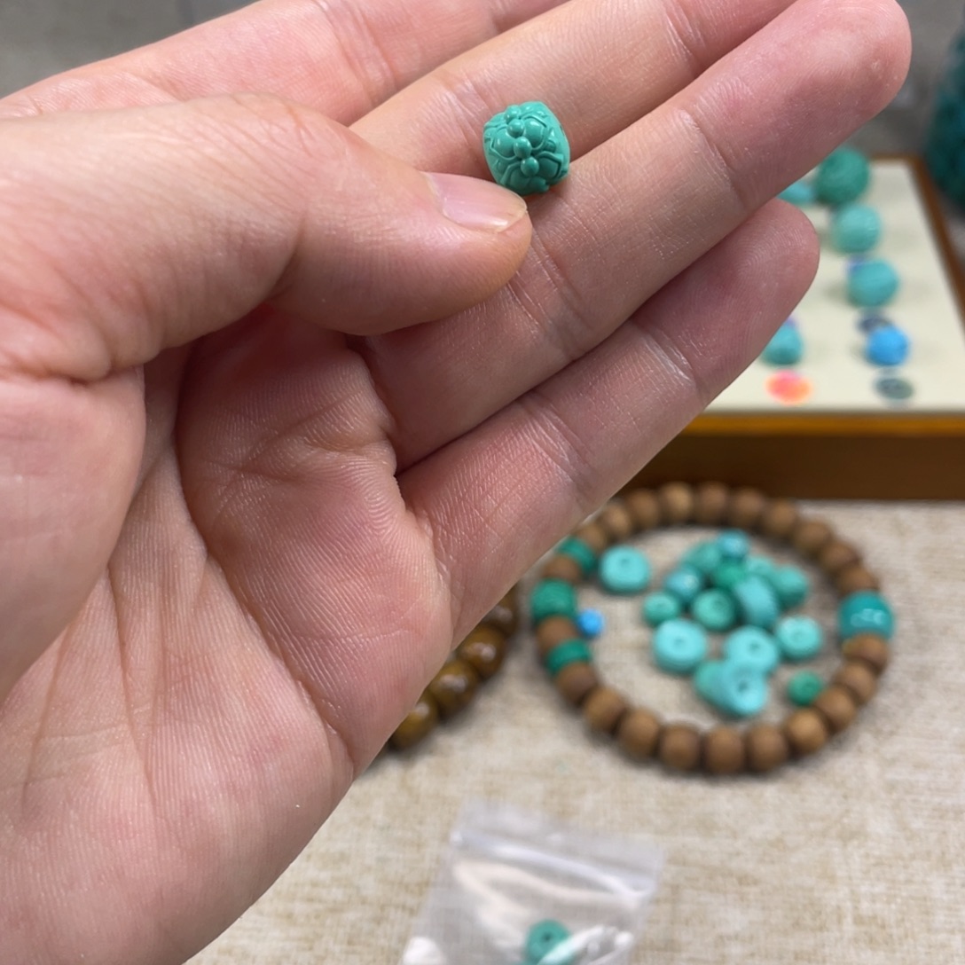 原生态湖北矿小配饰，直径9