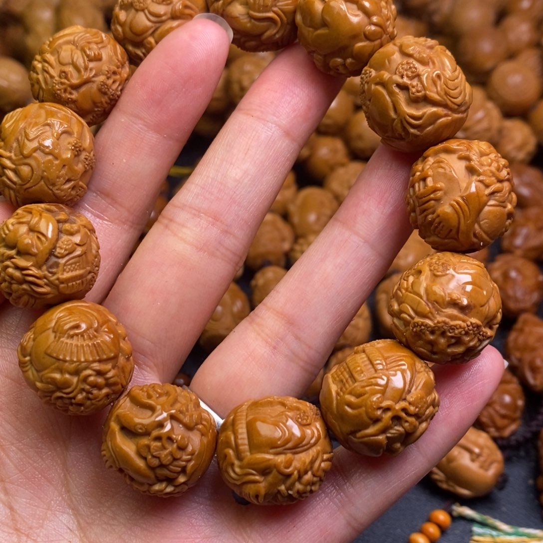 猴头核桃吊坠云**轻钟馗风景微花