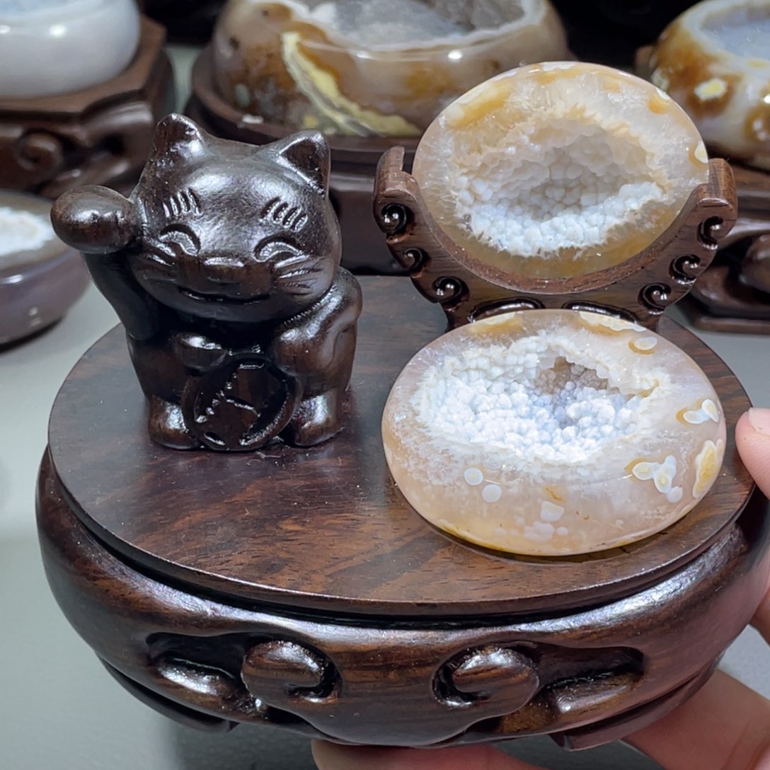 水晶大型摆件（非配饰）未镶嵌聚宝盆