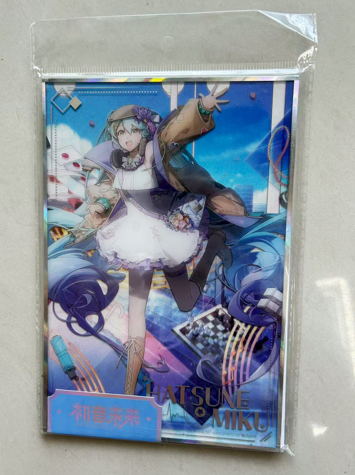 初音未来此方&彼方系列亚克力色纸 蓝色紫色AB两款 广博正品
