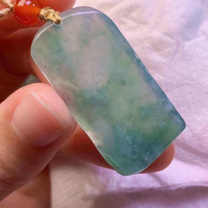 甜***心翡翠未镶嵌吊坠(不含链)