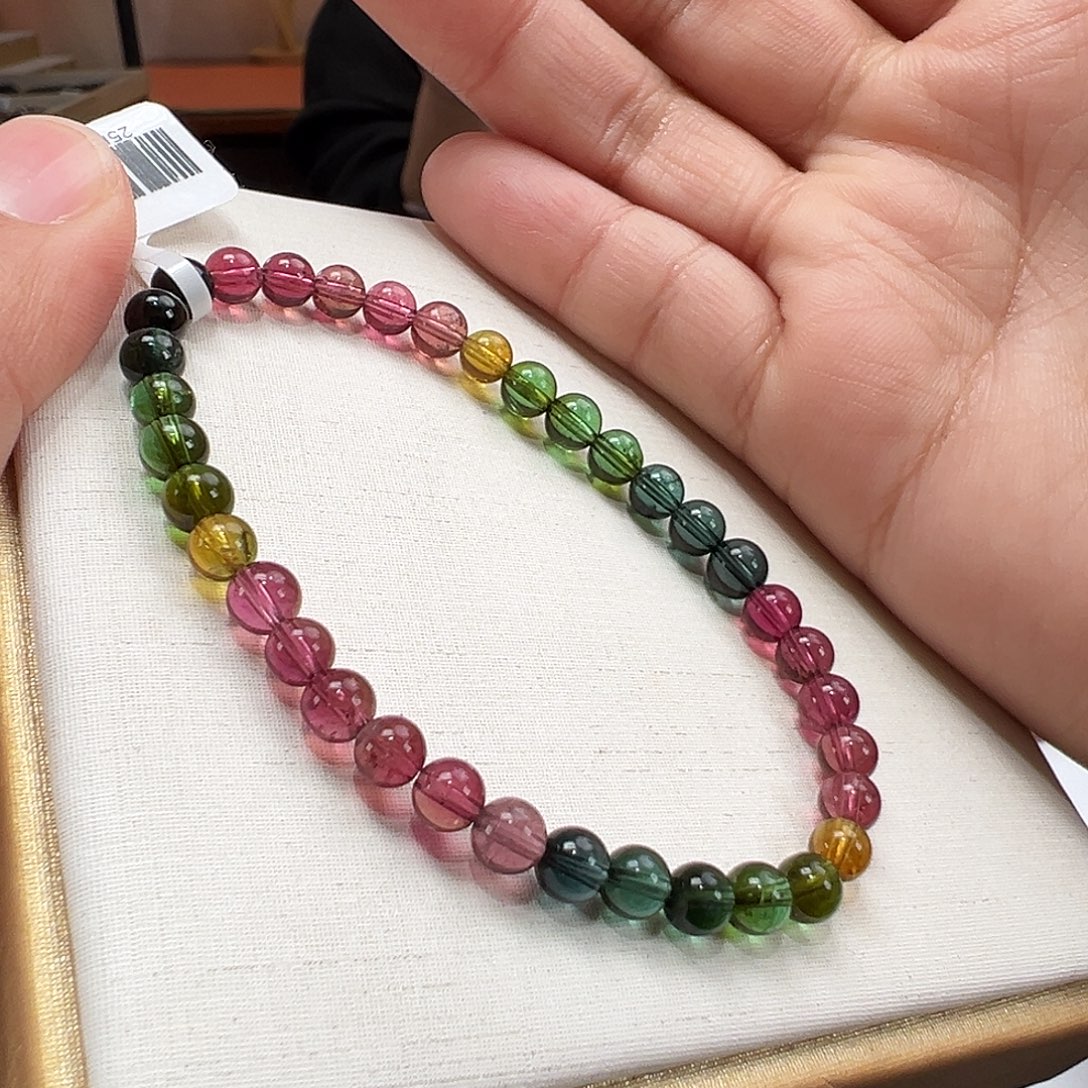 顺***葵手串未镶嵌碧玺5mmmmmmmmm