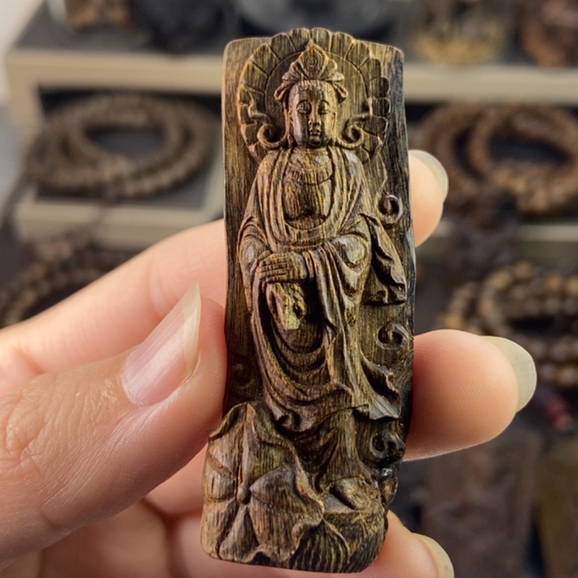 【闪购商品】沉香木吊坠用****6越南芽庄白棋