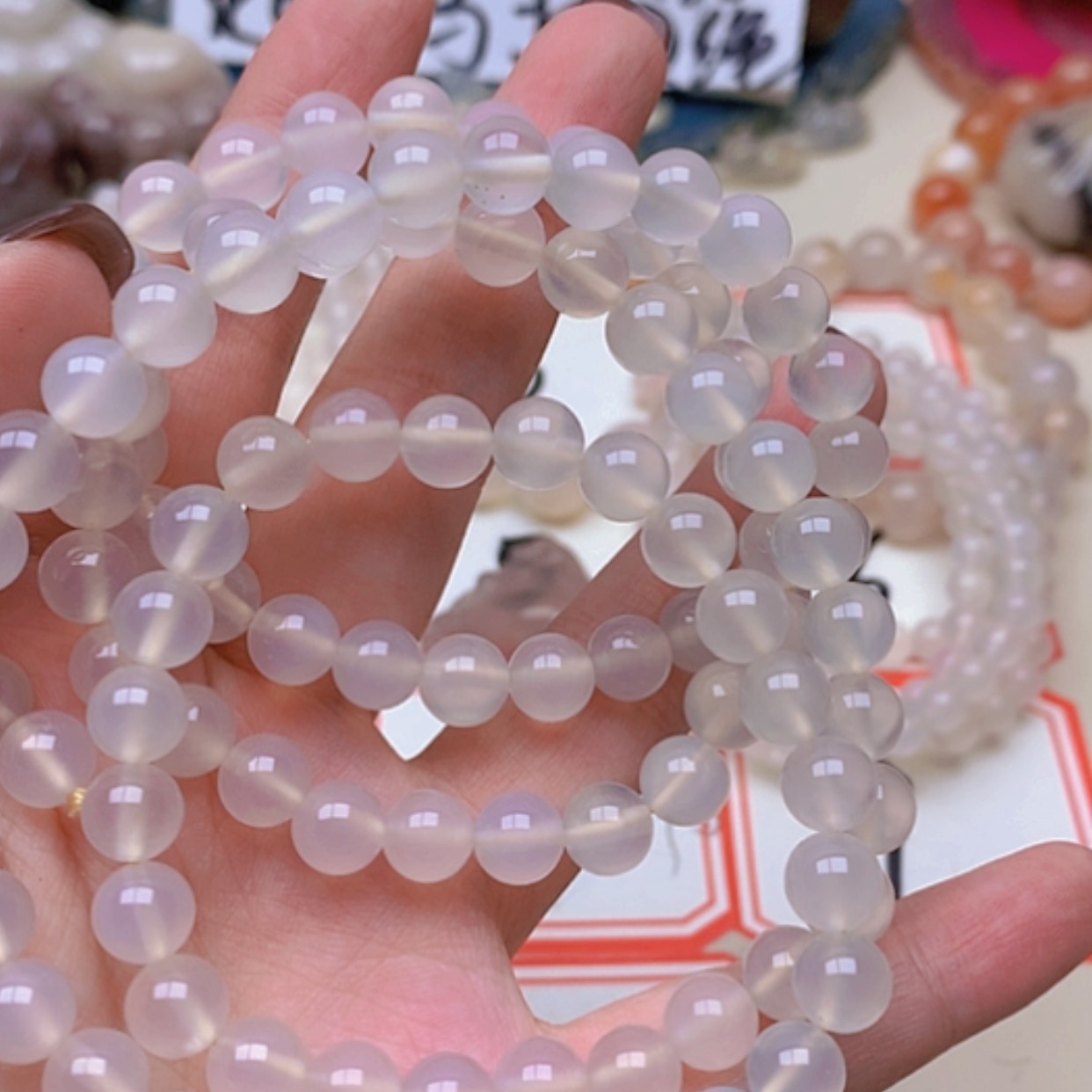 【闪购商品】未镶嵌玛瑙/玉髓珠宝半成品泽***0