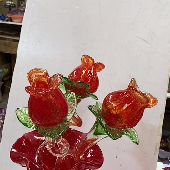 琉璃宝*花瓶高45厘米宽9厘米