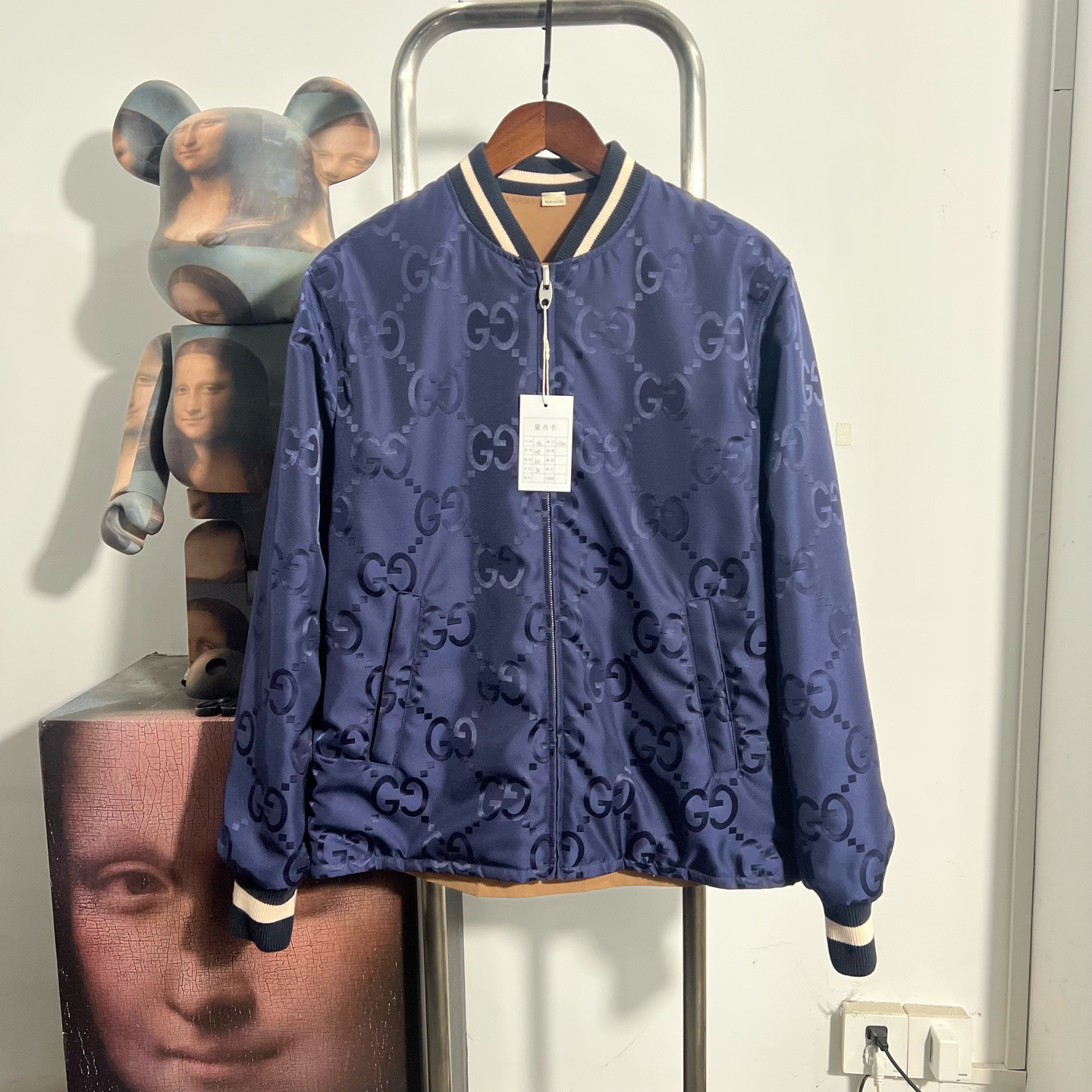 99新 GUCCI/古驰 满印双面外套 X2702尺码46 衣长70 胸围60