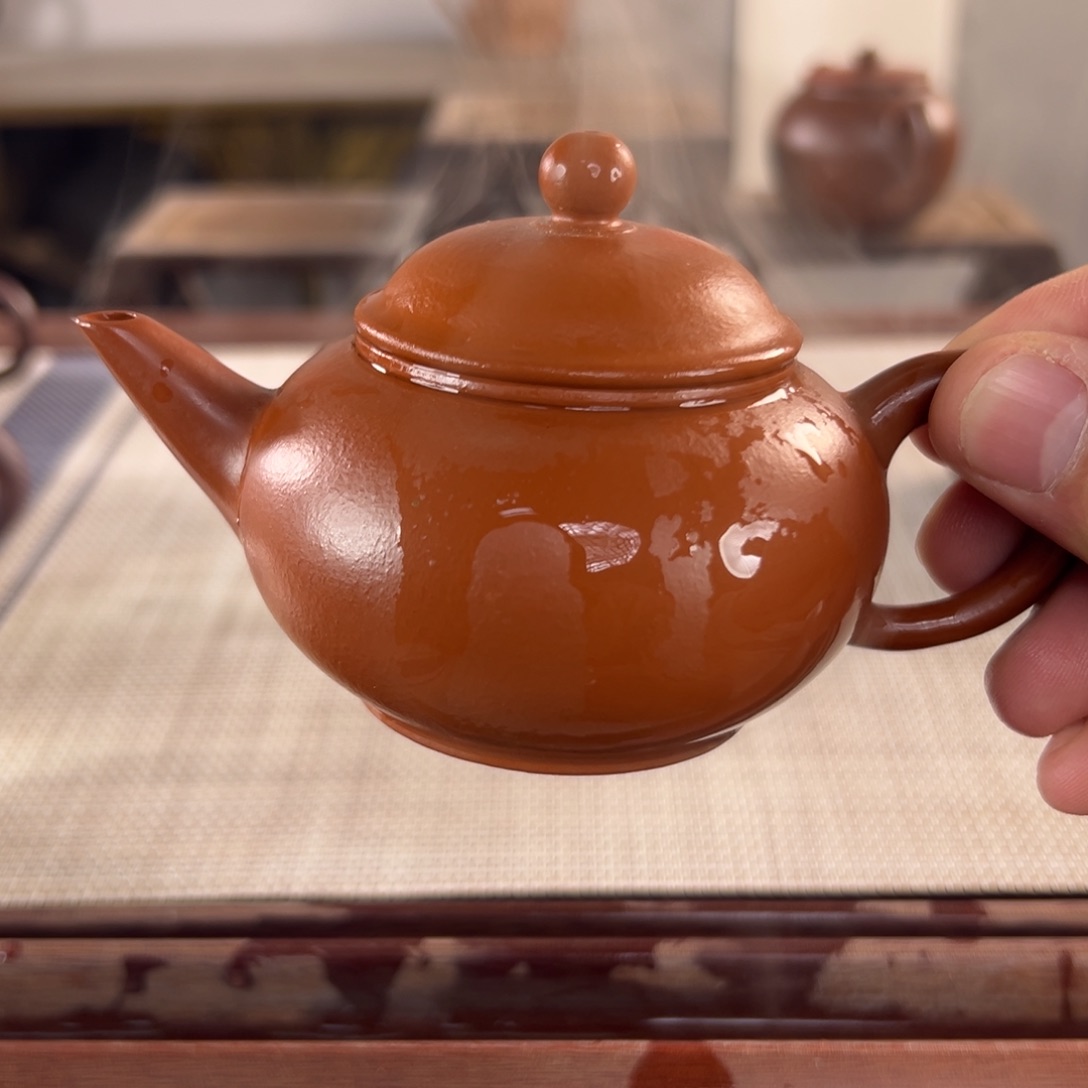 紫砂原矿紫砂 微瑕茶壶