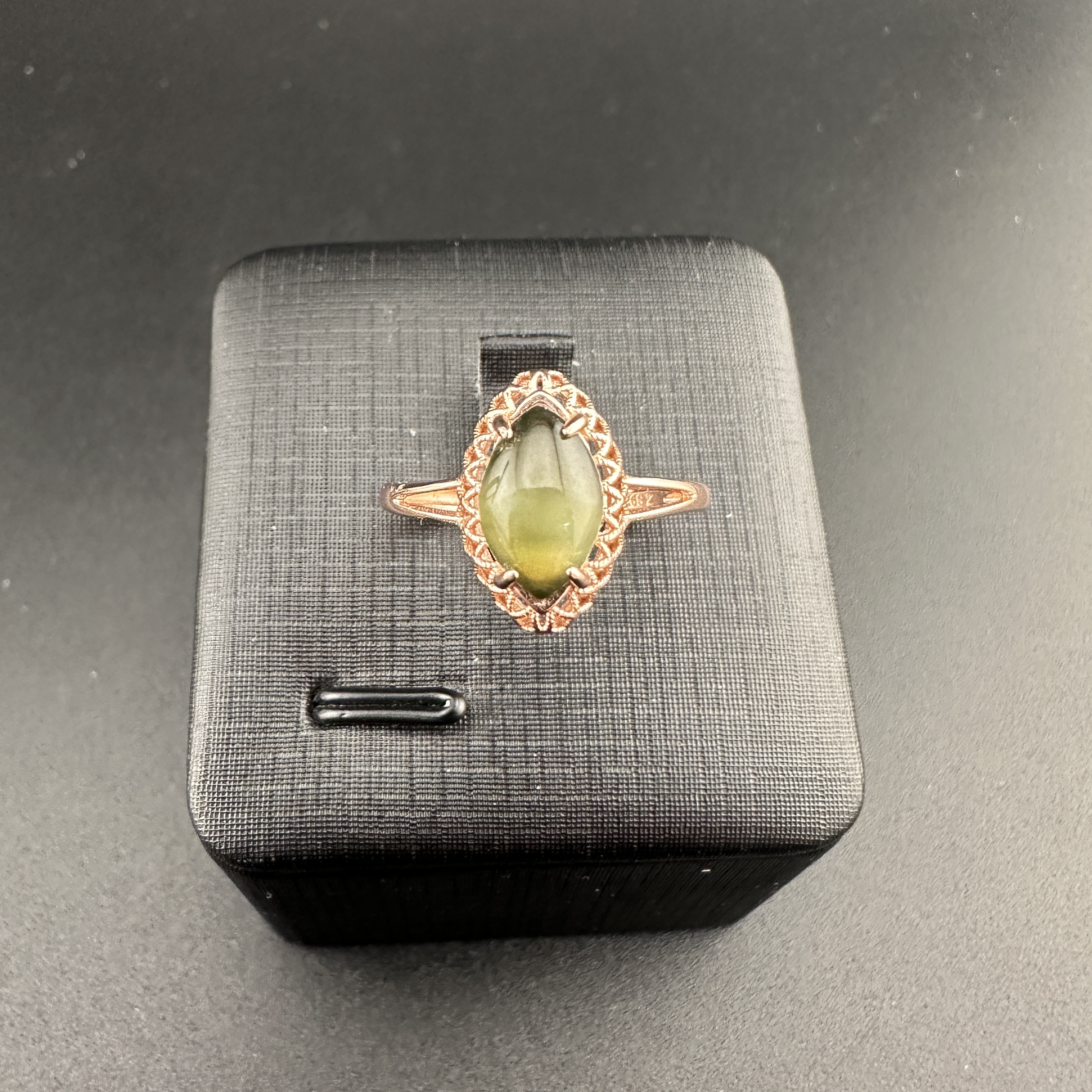 BY1210FWJS标040 北玉精选 和田玉戒指 多样性发货