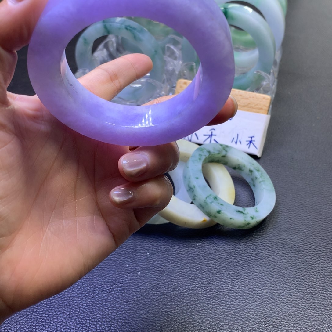 未镶嵌手镯定制翡翠D****静