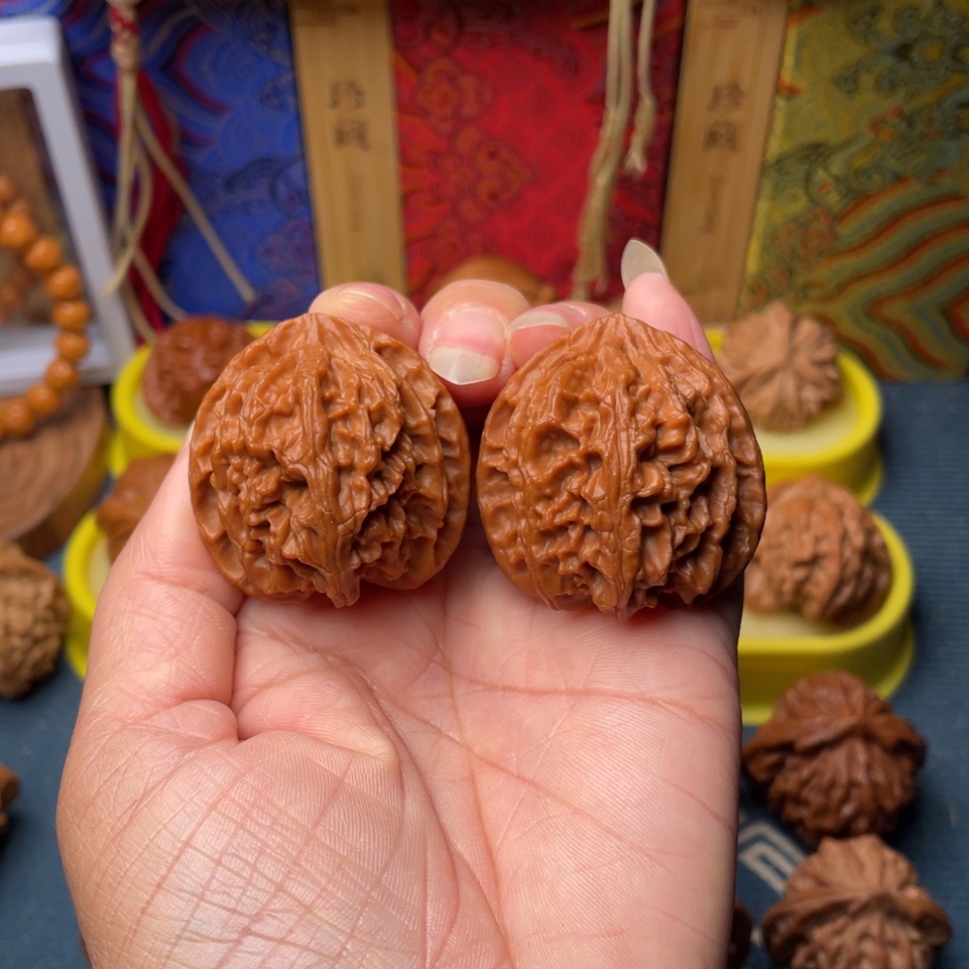 把件文玩核桃38苹果园