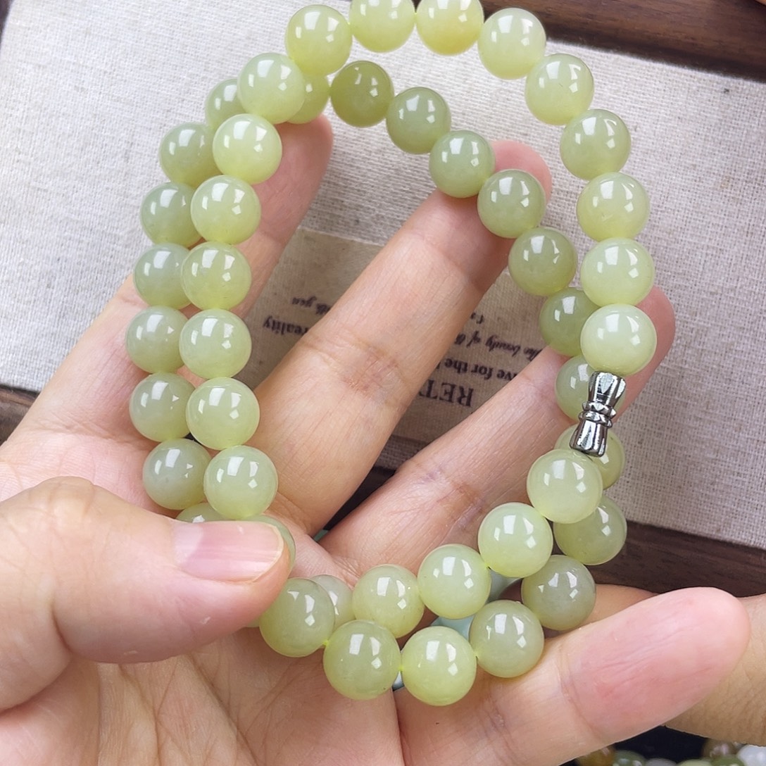 和田玉未镶嵌手链