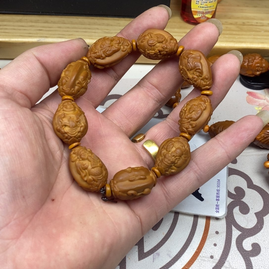 橄榄核手串/手链橄榄核雕刻强