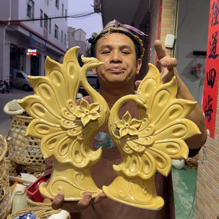 高温陶瓷工艺饰品（部分微瑕）15