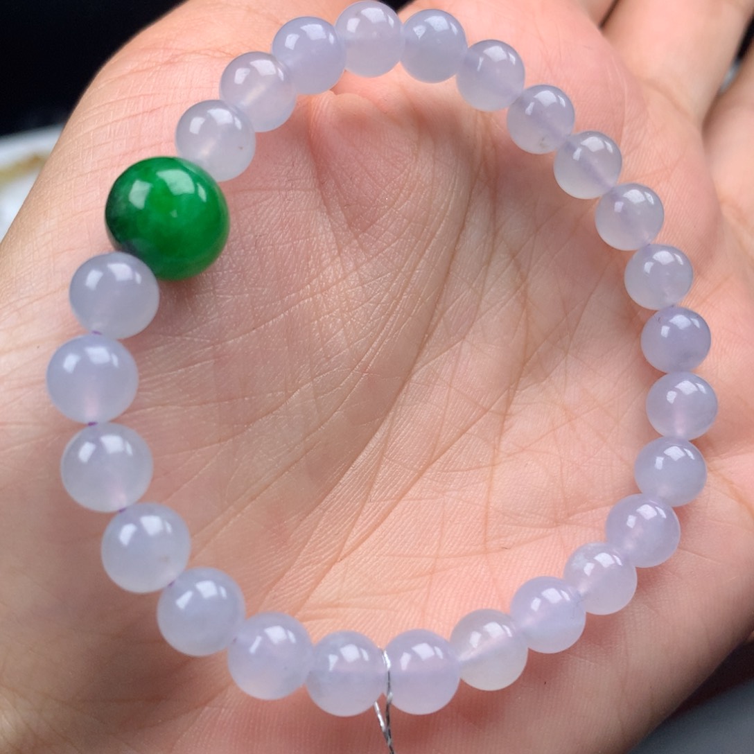 未镶嵌翡翠手链卡