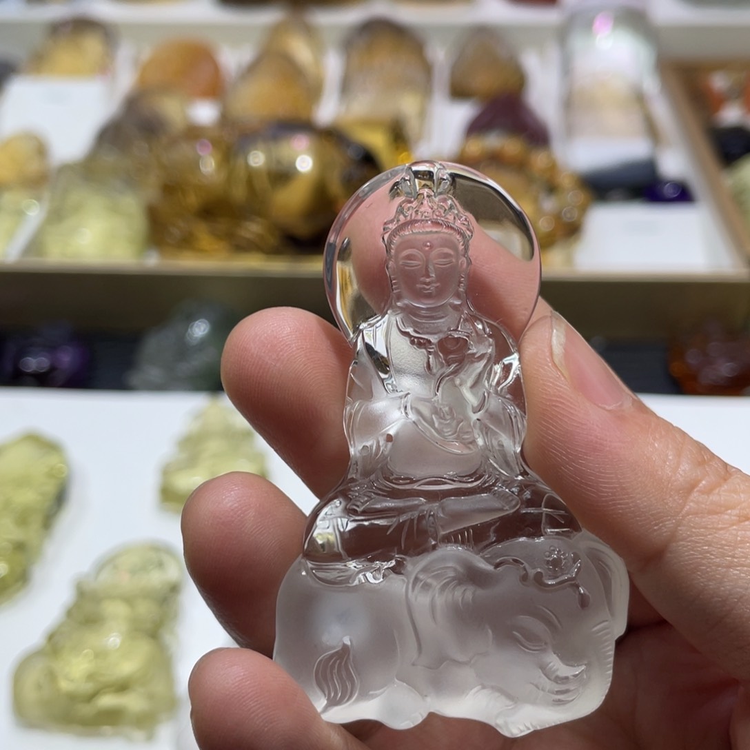 水晶吊坠(赠链)未镶嵌小***定制