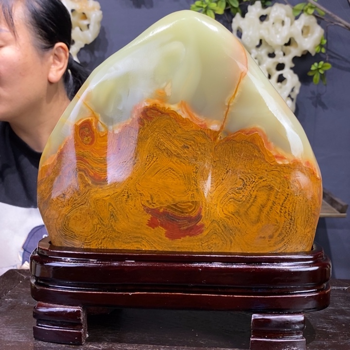 石材精品古青石摆件