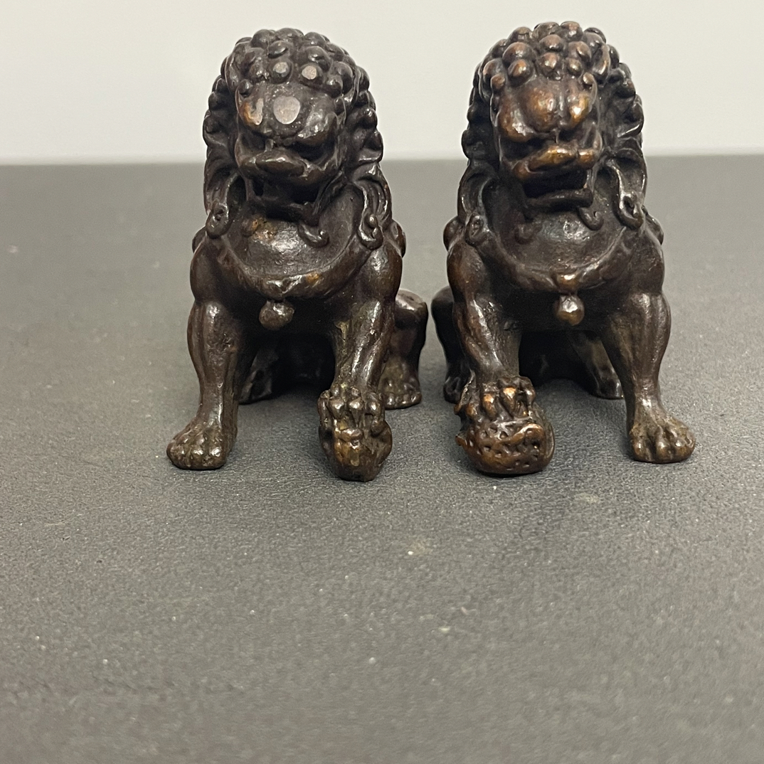 精品铜器摆件狮子工艺品摆件