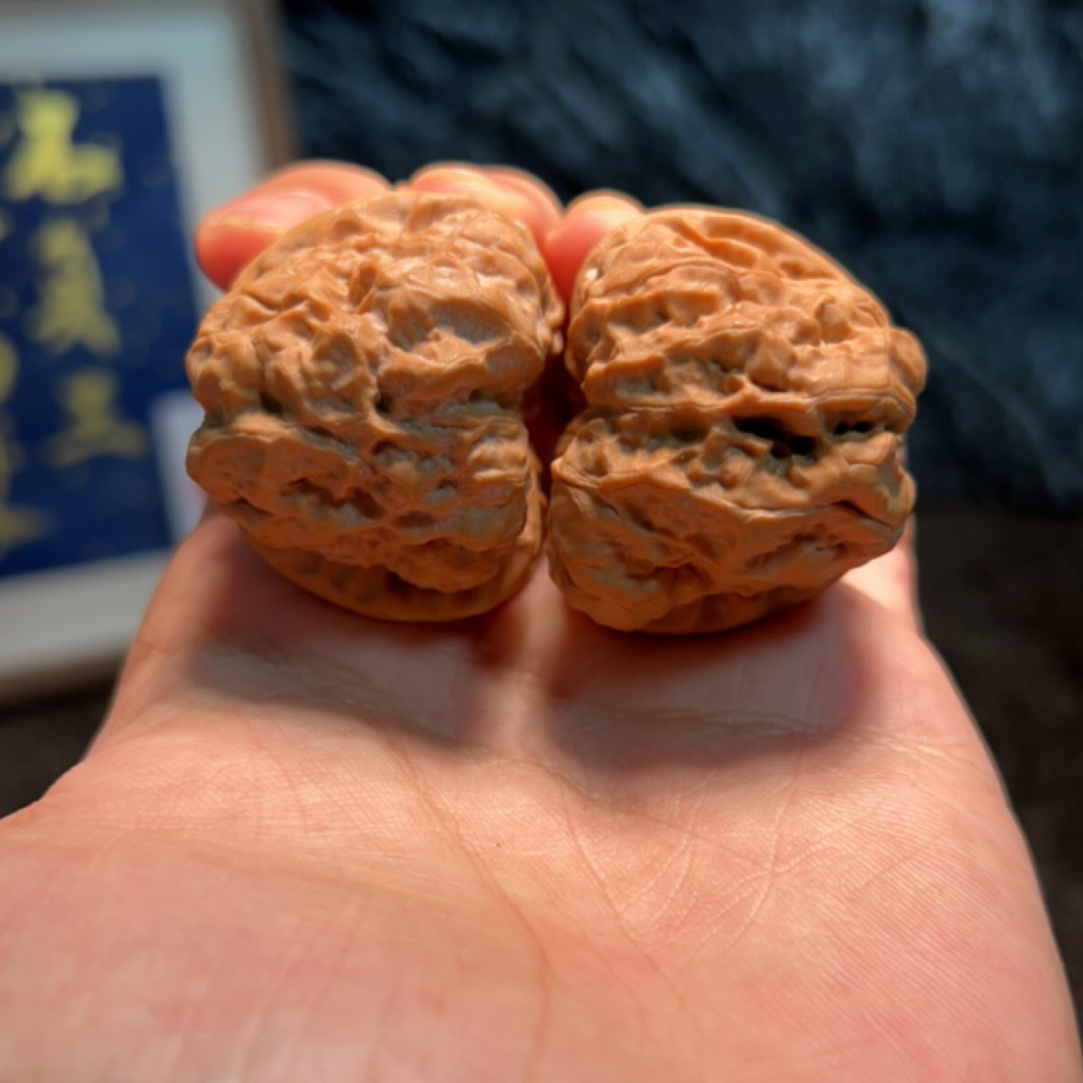 文玩核桃 昌平蛤蟆头 25196 号 40 尺寸