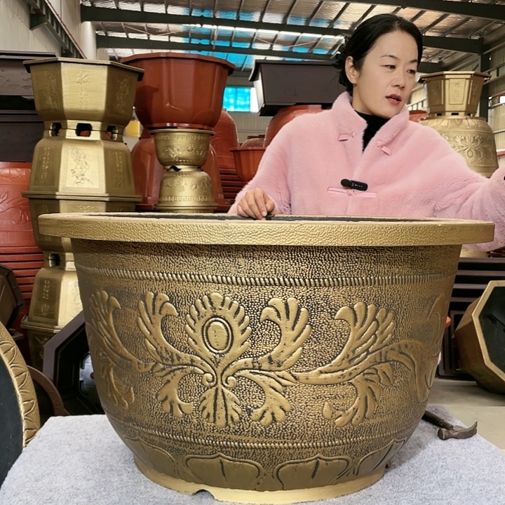 圆盆古铜八零两个