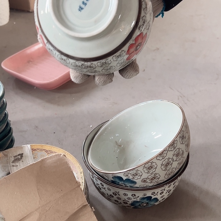 混发4支装窑变碗哈哈哈