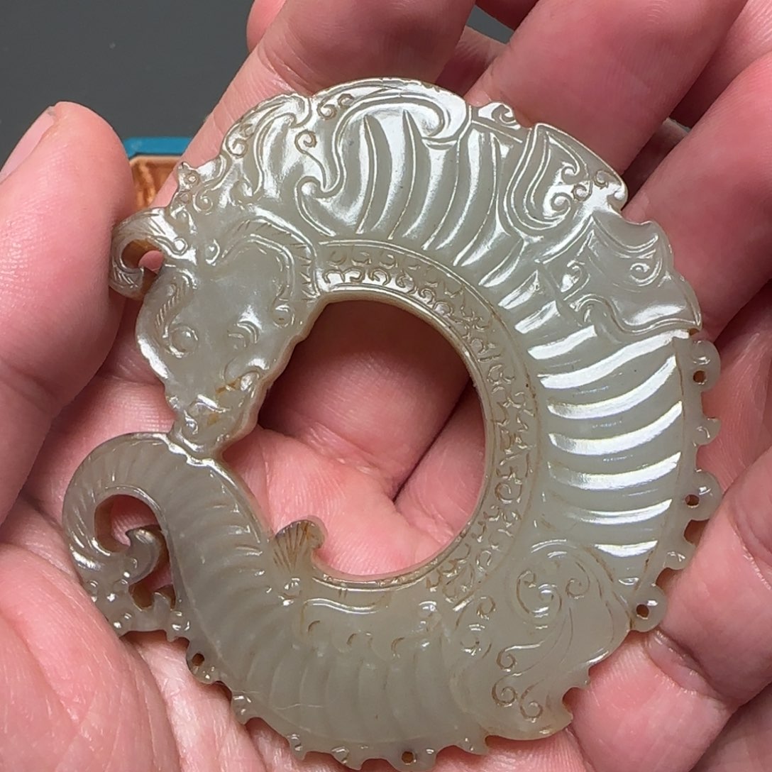 和田玉把件未镶嵌成*