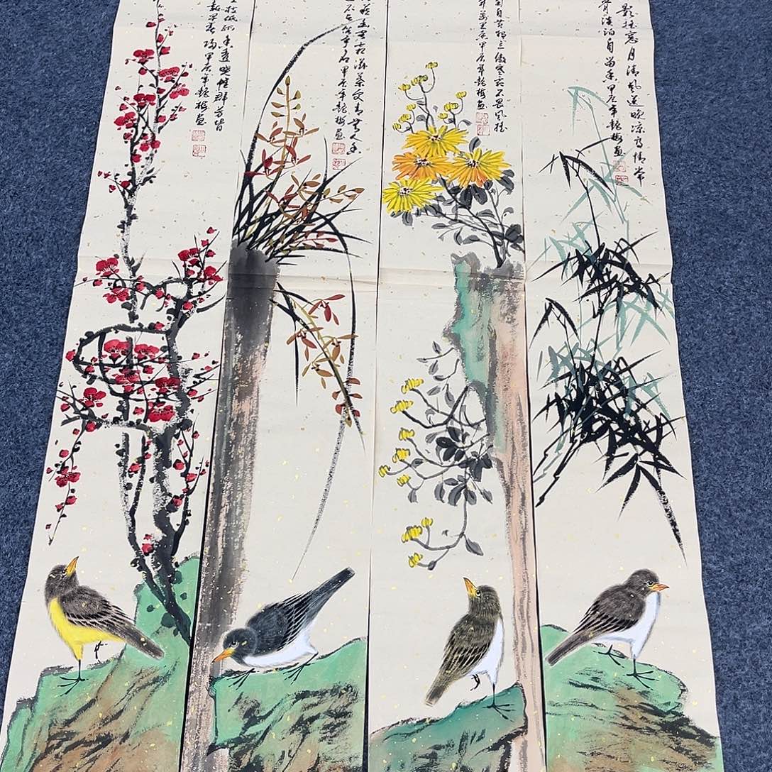 国画纯手绘作品欣赏