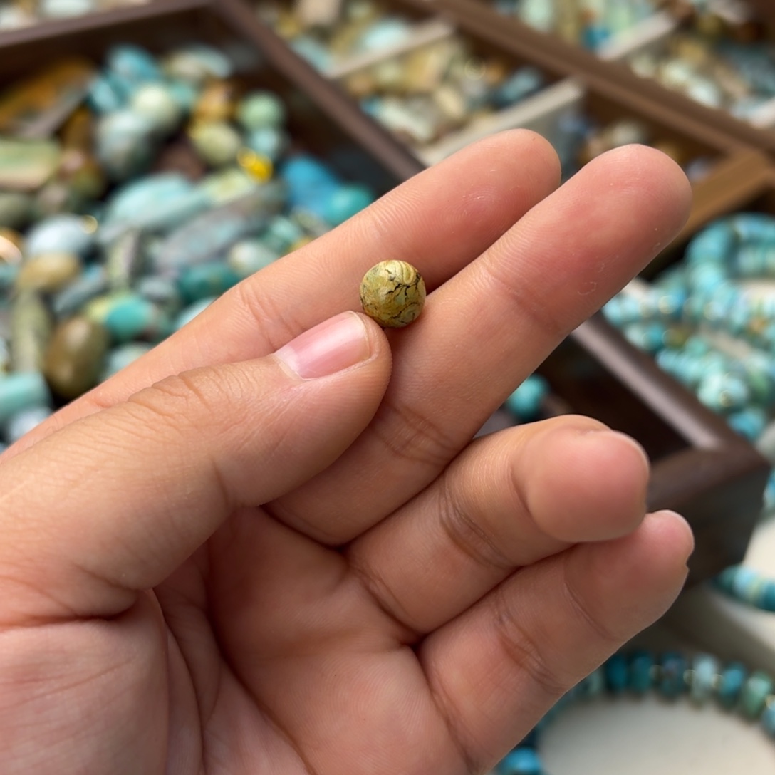 小***瑰南红玛瑙未镶嵌绿松石