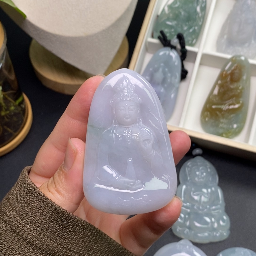 颈饰未镶嵌翡翠缅甸天然A货翡翠