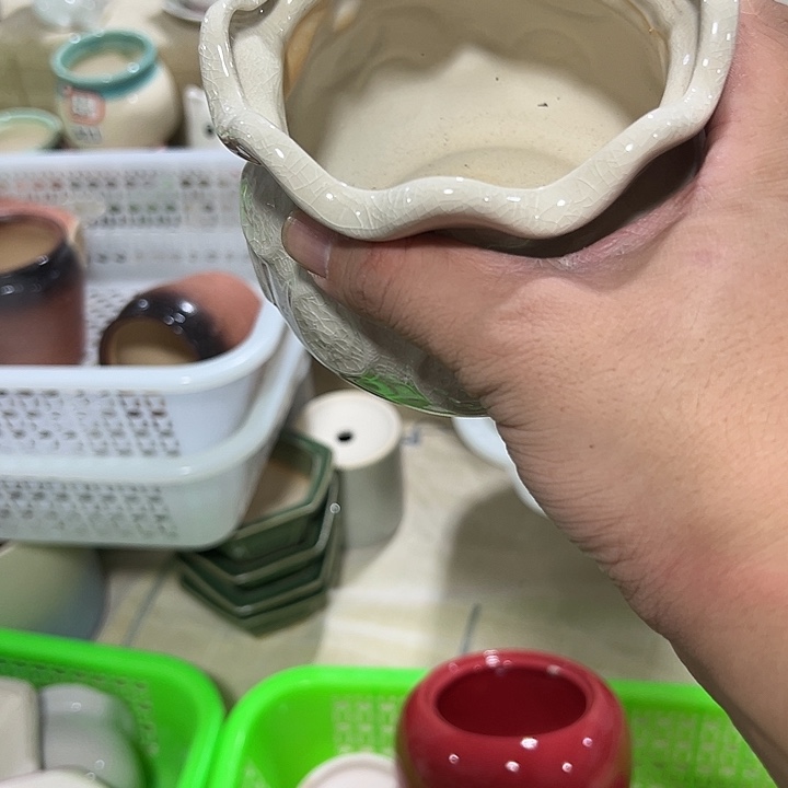 微瑕陶瓷花盆满9.9发