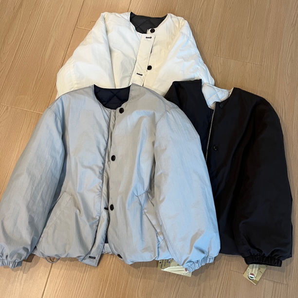 金子家上新 圆领羽绒外套 可两面穿  衣长60左右 不支持7天无理由